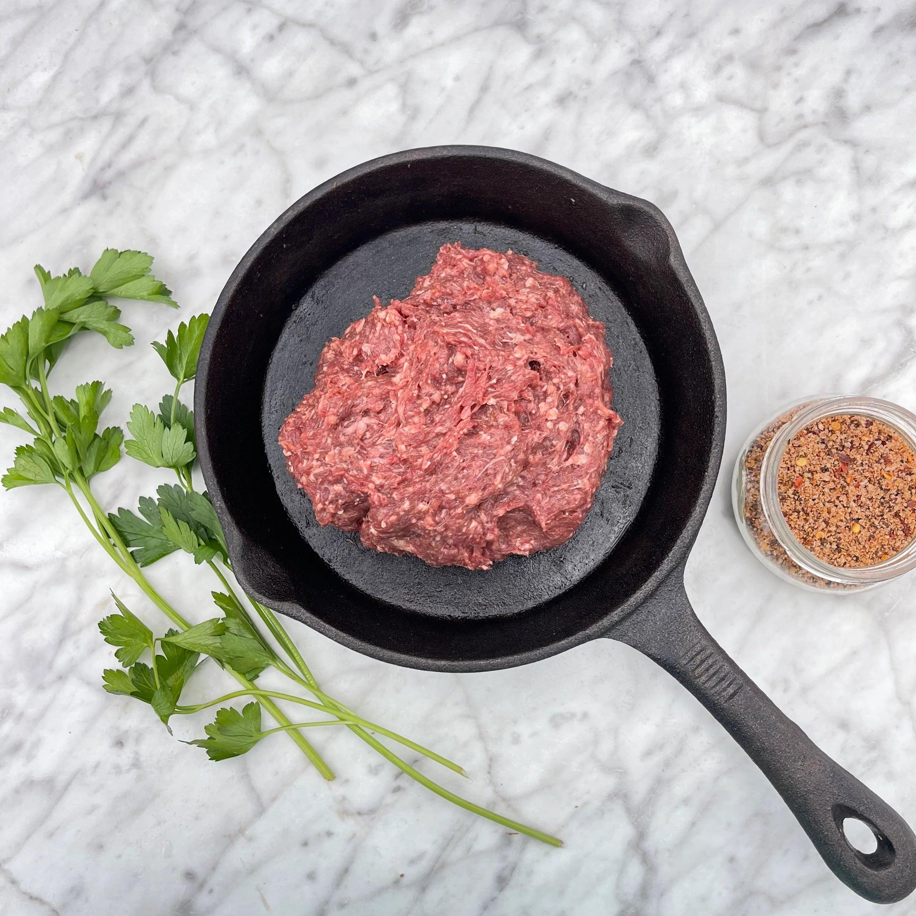 Pasture-Raised Grassfed Ground Beef Ancestral w/ Liver & Heart